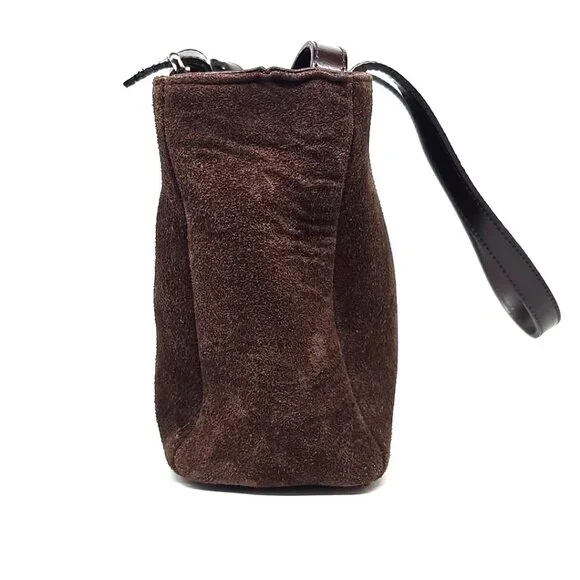 ZADIG & VOLTAIRE Brown Split Leather Shoulder Bag Purse - Picture 6 of 12